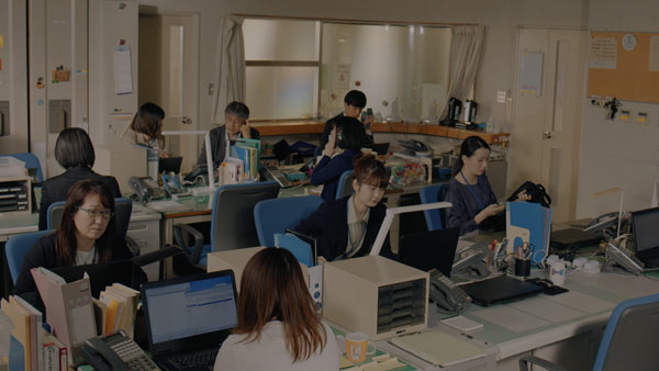 映画「ほどけそうな、息」シーン